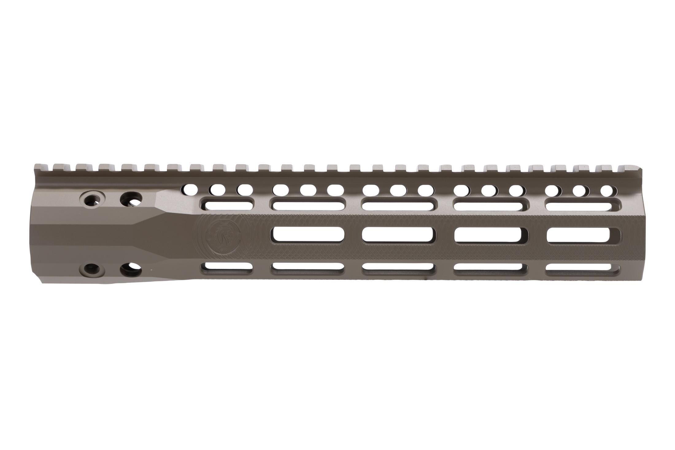 Troy Industries Troy Industries SOCC Gen 2 Free Float M-LOK Handguard AR-15 Aluminum Battle Rail FDE 10.5in - view 2